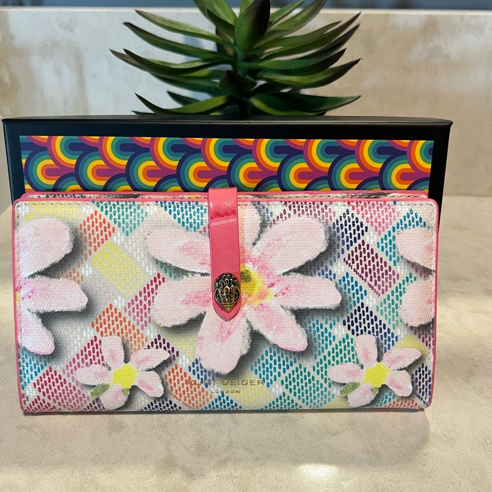 Kurt Geiger London Floral Wallet